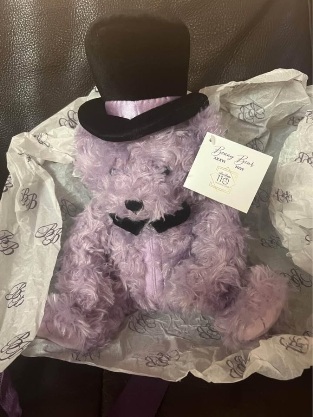 Ben Bridge Benny Bear Zippered Plush 2022 (new)